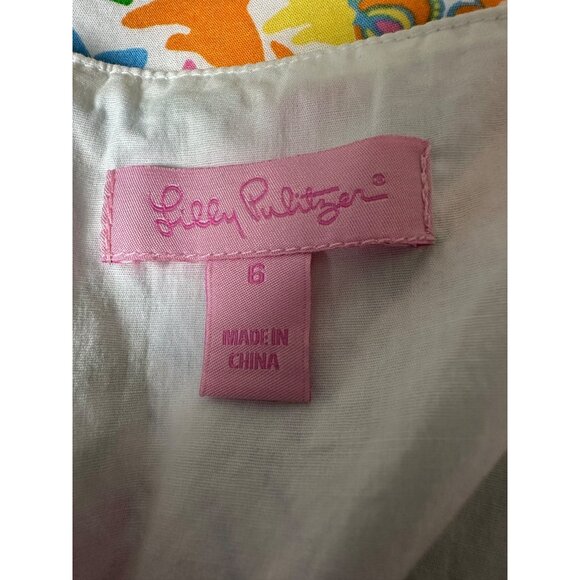 Lilly Pulitzer Patchwork Halter Mini Dress Sz 6 Old Money Preppy Coastal Resort - Picture 2 of 10